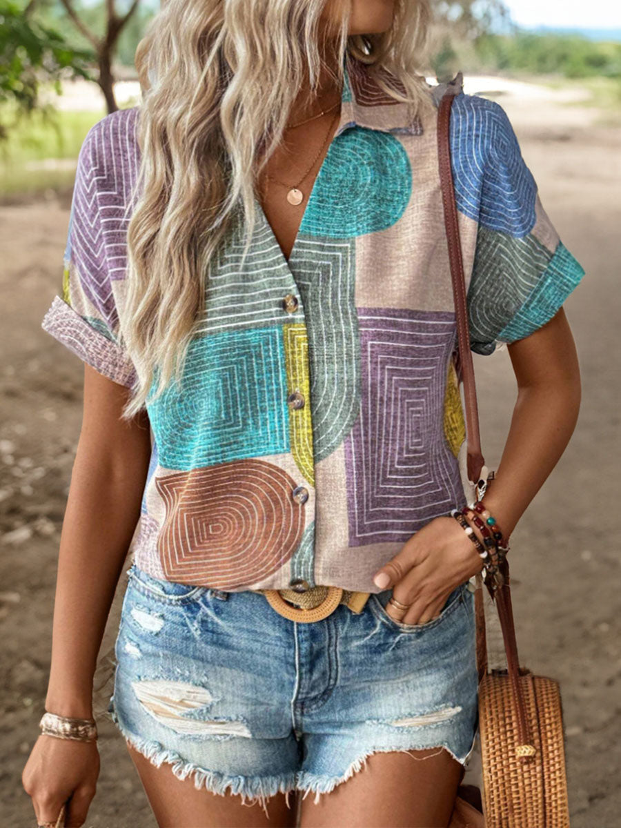 Unique Pattern Soft Shirt