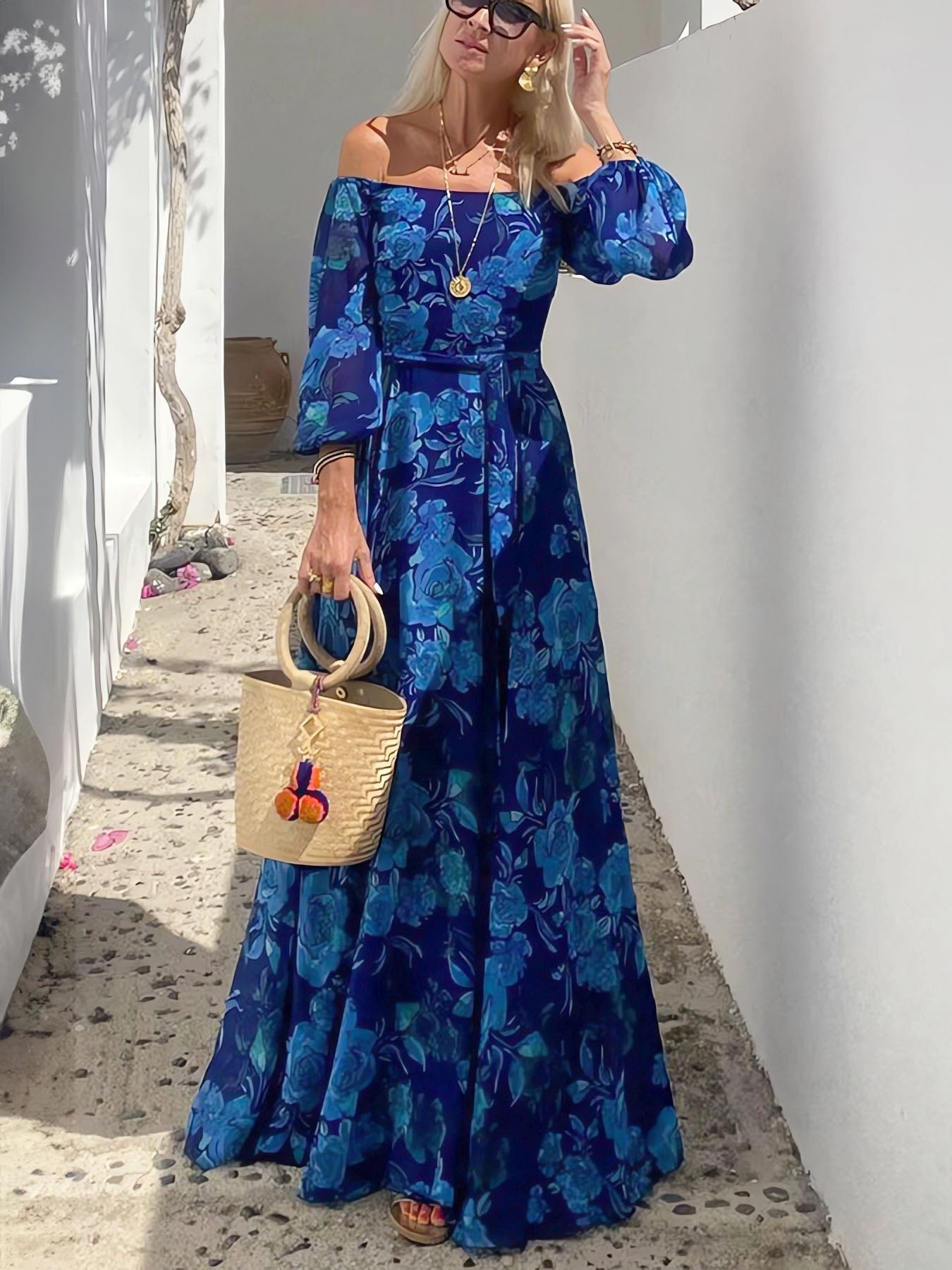 Sexy Maxi Hem Dress
