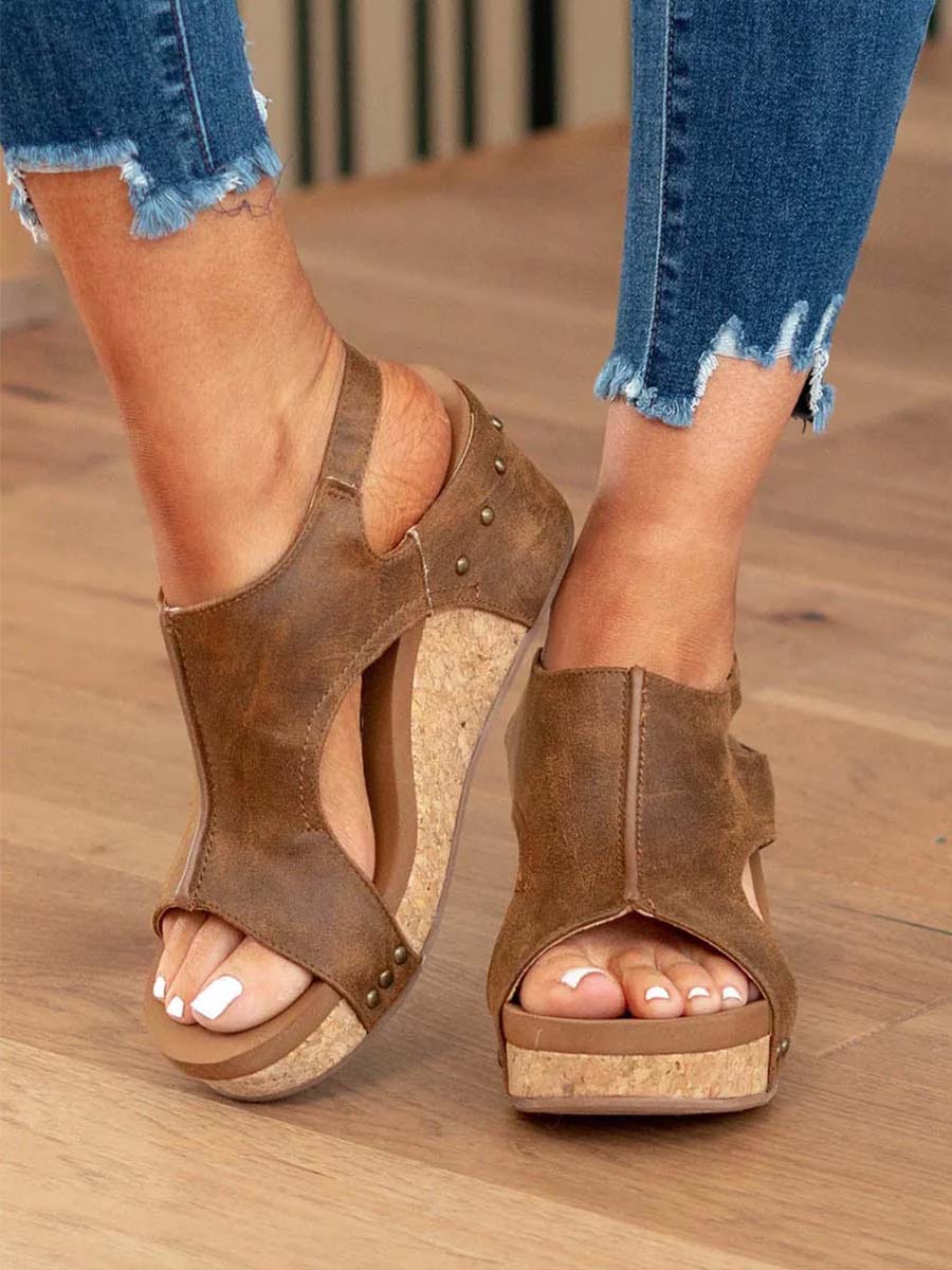 Lariful Wedge Sandals