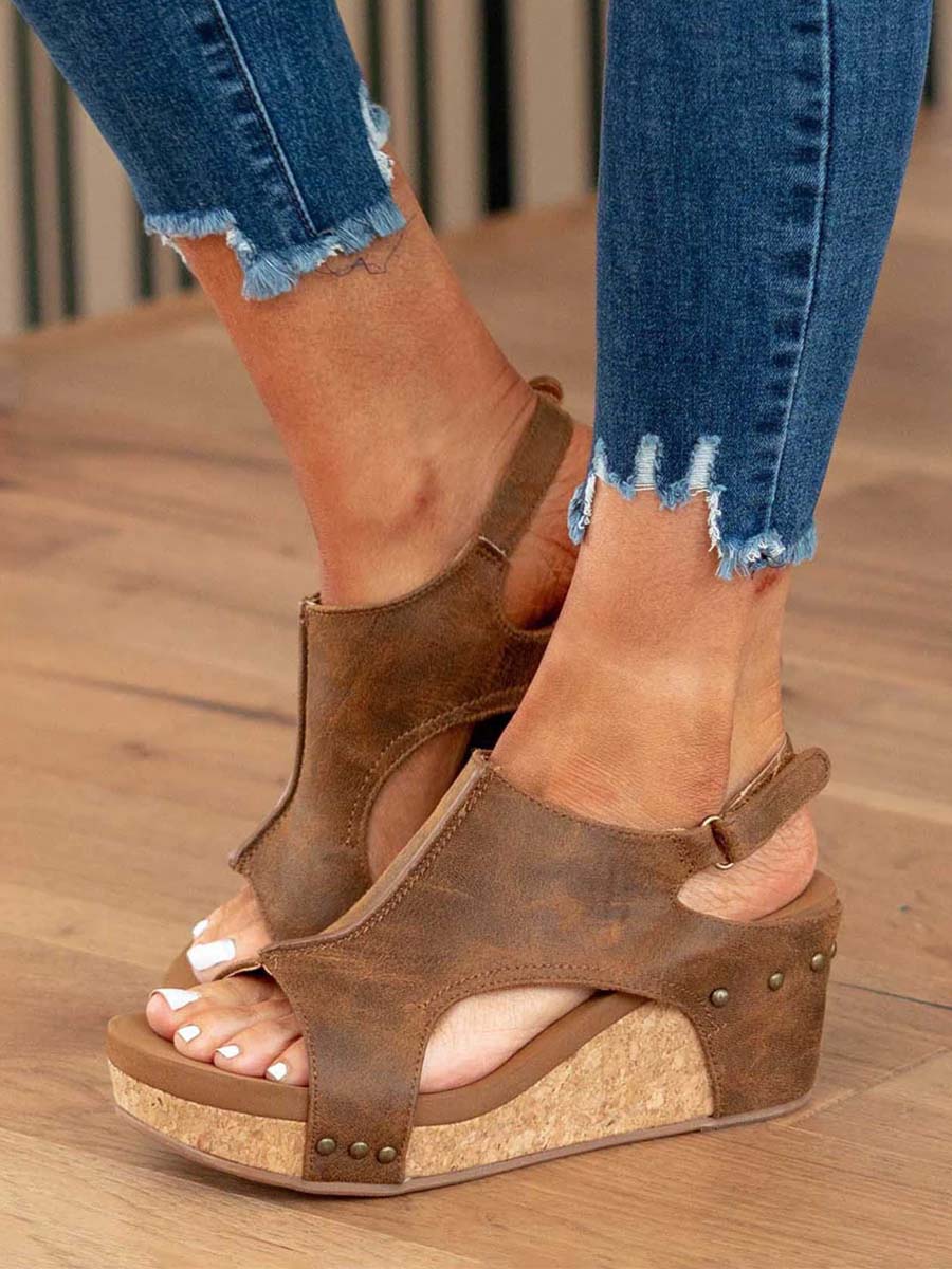 Lariful Wedge Sandals
